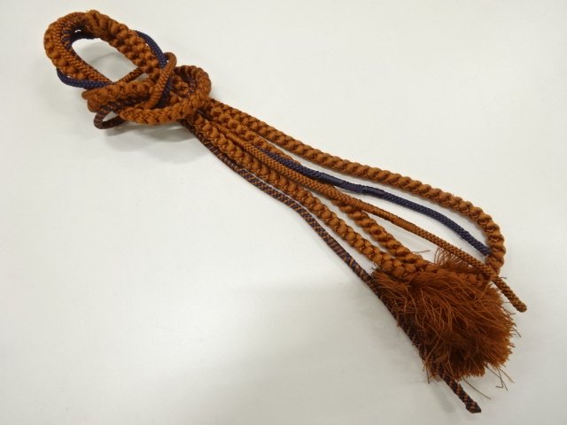 JAPANESE KIMONO / HAND-TIED OBIJIME CORD